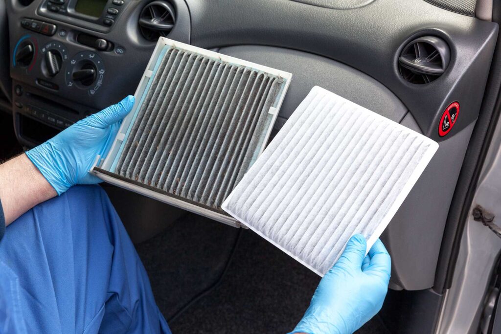 changing air filters for cars