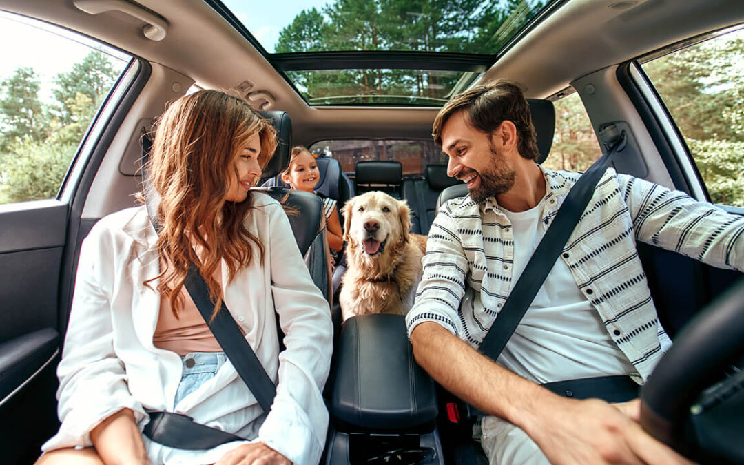 whole family is driving together